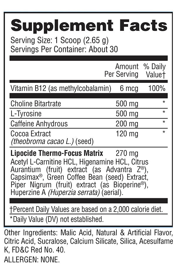 Evogen Nutrition Lipocide Ir (30 Serv) Fruit Punch