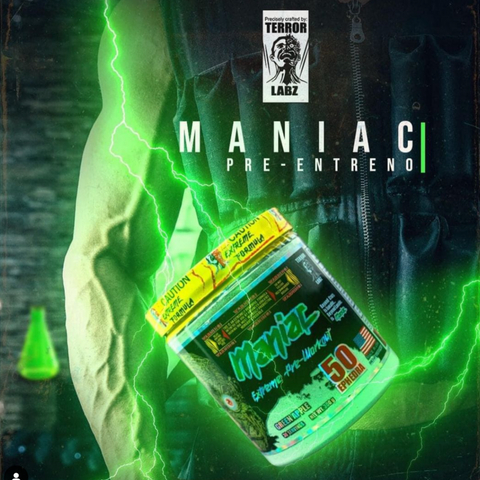 TERROR LABS Terror Labs Terror Labz Maniac Pre-workout 30 Servicios Watermelon