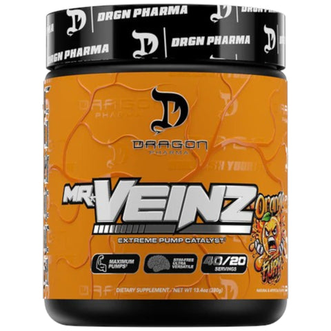 DRAGON PHARMA Dragon Pharma Dragon Mr Veinz Stim Free 40 Servicios Orange Fury "nueva Formula"