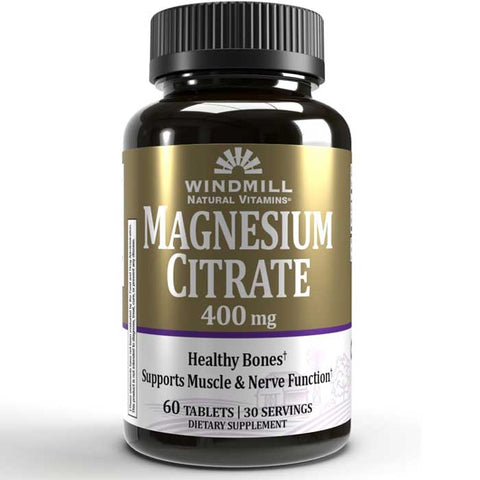 WINDMILL HEALTH PRODUCTS Windmill Health Products Whp Magnesium Citrate 400mg 60 Tabletas