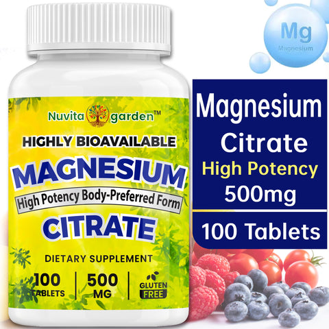 Pn Magnesium Citrate 500 Mg 100 Cápsulas