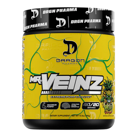 DRAGON PHARMA Dragon Pharma Dragon Mr Veinz Stim Free 40 Servicios Wicked Pineapple "nueva Formula"