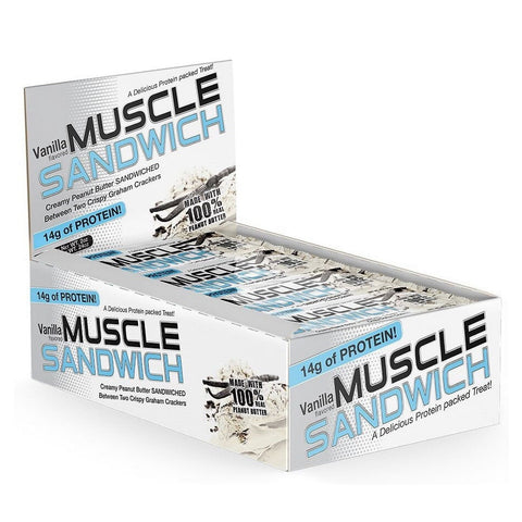 Mf Muscle Sandwich Vainilla 12 Bars