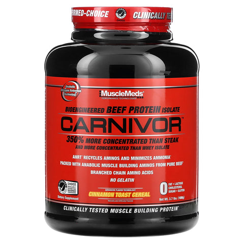 MUSCLEMEDS Musclemeds Mmd Carnivor 3.7 Lbs Cinnamon Toast Cereal
