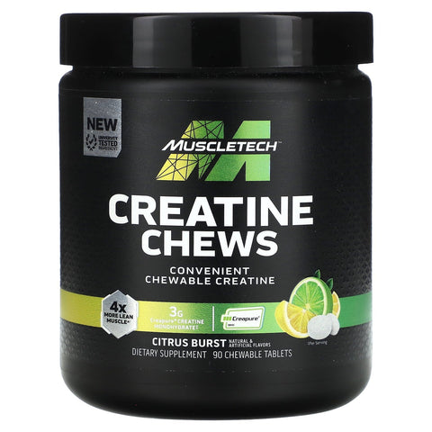 MUSCLETECH Muscletech Creatine Chews 90 Cts Citrus Burst