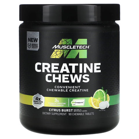 MUSCLETECH Muscletech Creatine Chews 90 Cts Citrus Burst