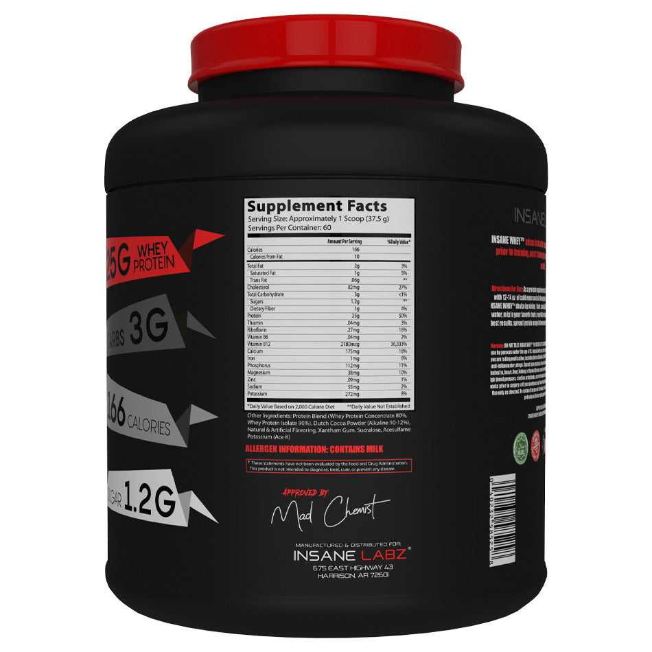 Insane Labz Insane Whey 5.1 Lbs Chocolate Peanut Butter