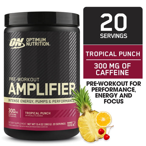 OPTIMUM NUTRITION Optimum Nutrition Pre-workout Amplifier 20 Servicios Tropical Punch
