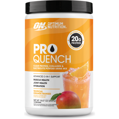 OPTIMUM NUTRITION Optimum Nutrition Pro Quench 1.14 Lbs Tropical Orange Mango "nuevo"