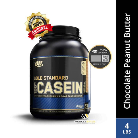 OPTIMUM NUTRITION Optimum Nutrition 100% Casein Protein 4 Lbs Choco Peanut Butter
