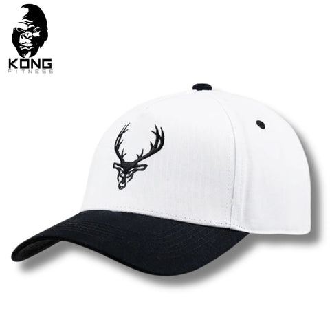 BUCKED UP Bucked Up Ropa Baseball Embroidered Logo Hat White/ Black Logo