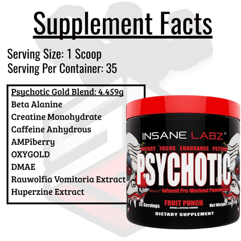 Psychozis Xquizofrenik Pre Workout 450 g Fresa Nuevo