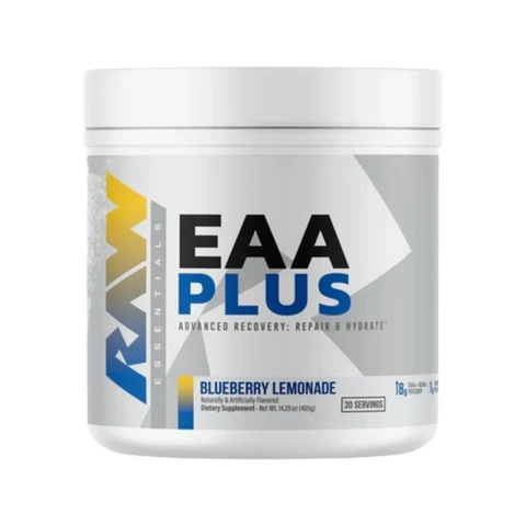 RAW Raw EAA Plus 30 Servicios Sour Gummy Worm Nuevo