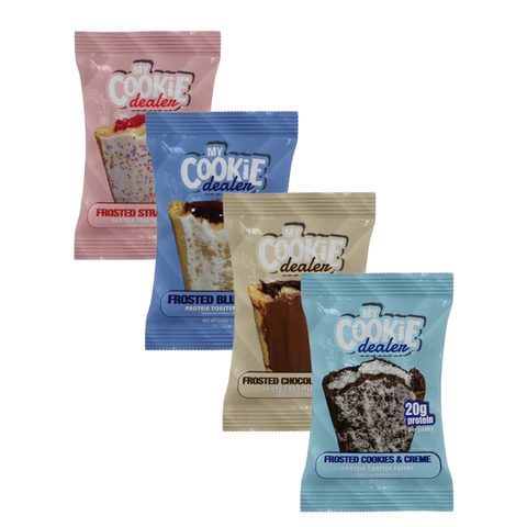 RAW Raw My Cookie Toaster Pastry Frosted 12 Pack Hot Fudge Sundae