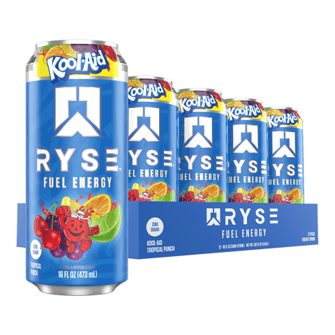 RYSE Ryse Fuel Drink 16 Oz/12 Pack Koolaid Tropical Punch