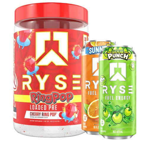 RYSE Ryse Loaded Pre-workout Rtd 12 Pack Sour Punch Green Apple
