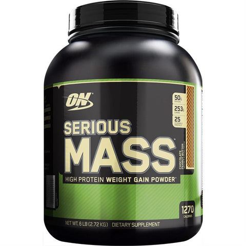 OPTIMUM NUTRITION Optimum Nutrition Serious Mass 6 Lbs Chocolate Peanut Butter "oferta"