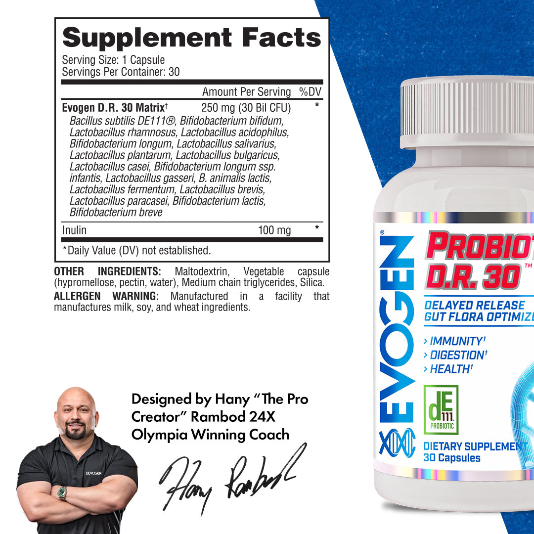 Evogen Nutrition – Probiotic D.R. 30 Cápsulas