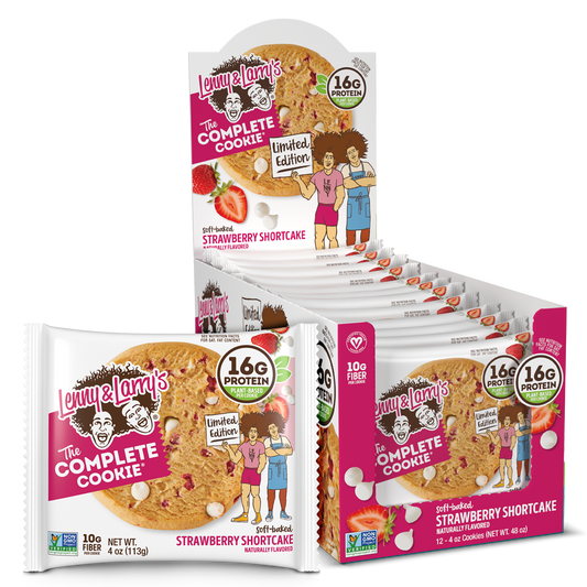 Lenny & Larrys – l&l Complete Cookie 12 Cookies Strawberry *Oferta*