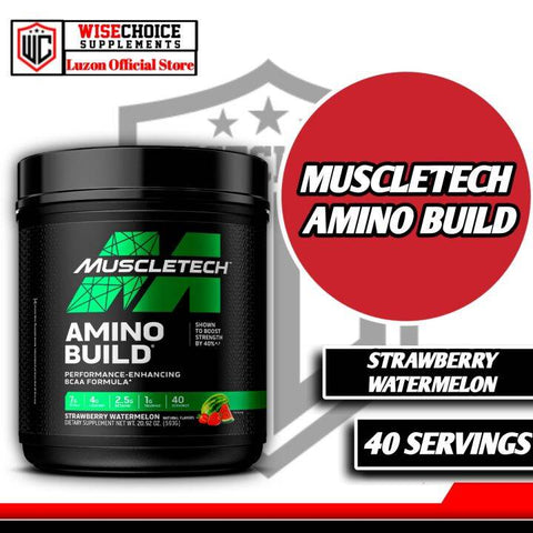 MUSCLETECH Muscletech Amino Build 40 Servicios Strawberry Watermelon