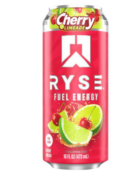 RYSE Ryse Fuel Drink 16 Oz/12 Pack Cherry Limeade
