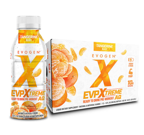 EVOGEN NUTRITION Evogen Nutrition Evo Evp Xtreme Aq 12oz 12pk Tangerine Blast