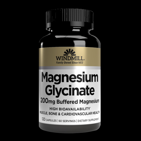 WINDMILL HEALTH PRODUCTS Windmill Health Products Whp Magnesium Glycinate 200mg120 Cápsulas