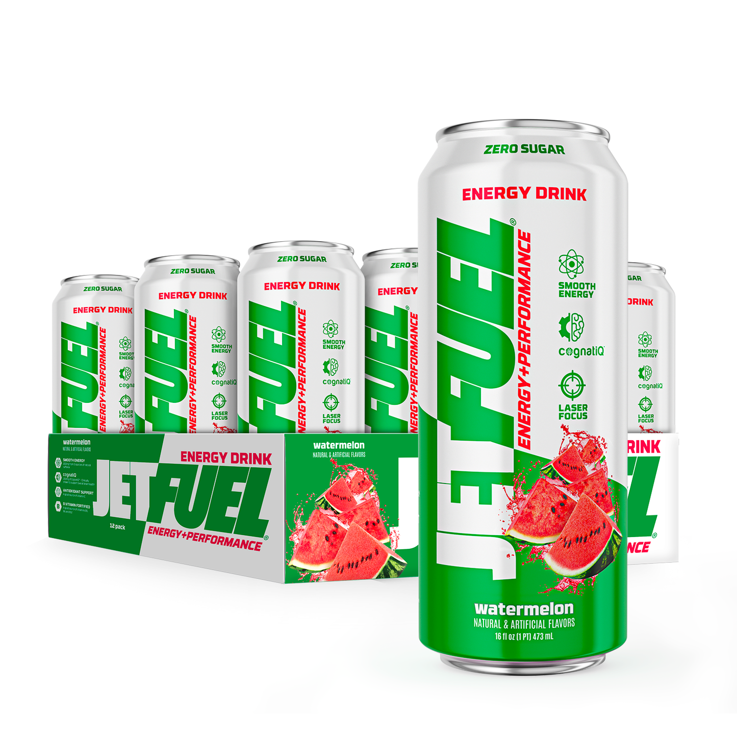 Gat Sport Jetfuel Energy Drink 12 Pk 16 Oz Watermelon