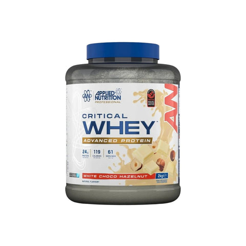 Applied Nutrition Critical Whey 2 kg White Choco Hazelnut Nuevo