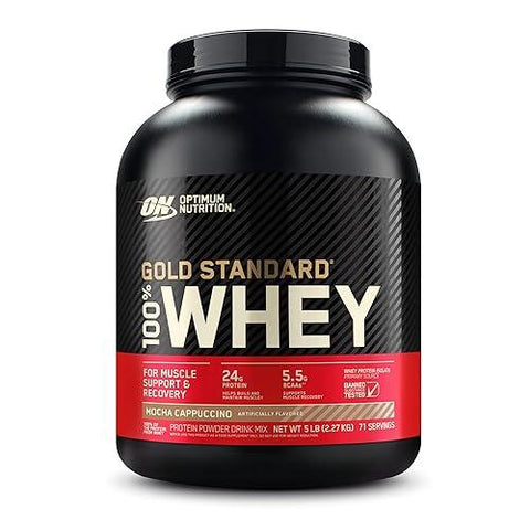 Optimum Nutrition 100% Whey Gold Std 5 Lbs Mocha Capuccino