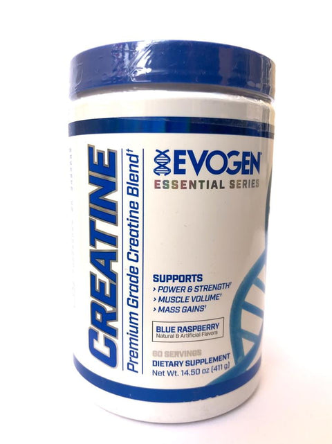 EVOGEN NUTRITION Evogen Nutrition Evo Creatine Monohydrate 40 Servicios Blue Raspberry Blast Nuevo