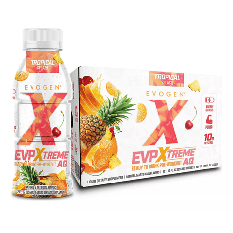 EVOGEN NUTRITION Evogen Nutrition Evo Evp Xtreme Aq 12oz 12pk Tropical Splash