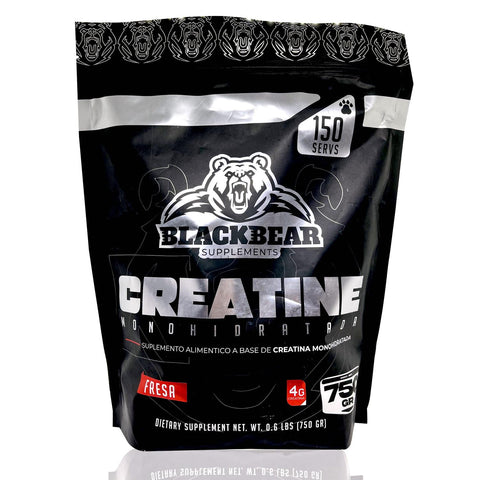 Blackbear Creatine Monohidratada 750 g Fresa