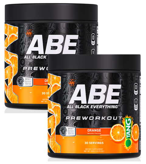 An Abe All Black Preworkout 30 Servicios Orange Tang