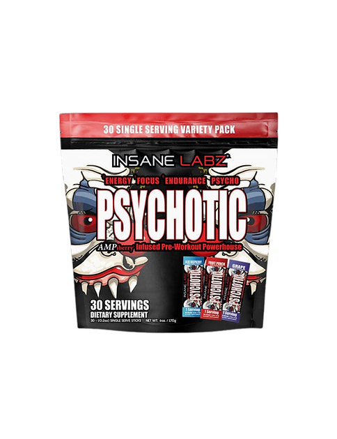 Insane Labz Insane Psychotic 30 Sticks Serv Variety Bag Flavors