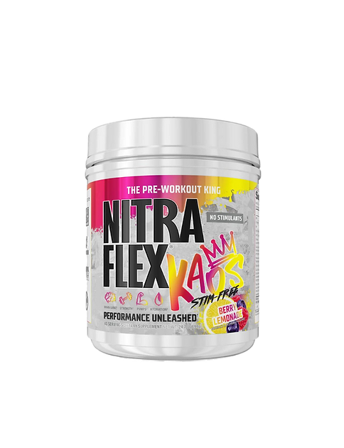 Gat Sport Nitraflex Kaos Stim Free 40 Serv Berry Lemonade