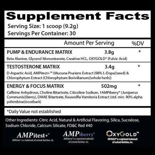 Insane Labz Psychotic Test 30 Serv Lemon Lime