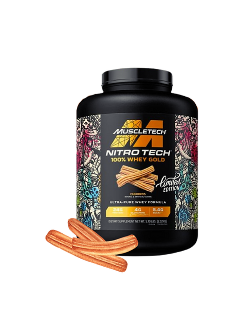 Muscletech Nitro-Tech Whey Gold 5.03 Lbs Churros