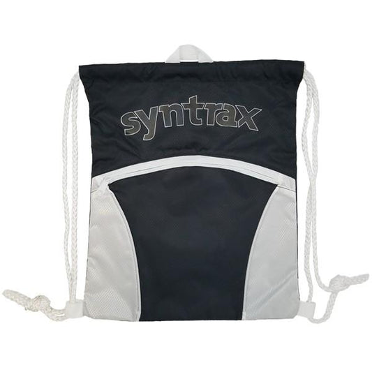 Syntrax Aerobag Drawstring Black White