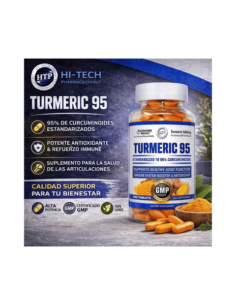 HIGH TECH PHARMACEUTICALS High Tech Pharmaceuticals Htp Turmeric-95 120 Ct