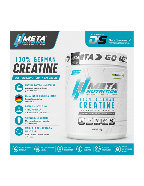 META NUTRITION Meta Nutrition Meta 100% German Creatine 750 g