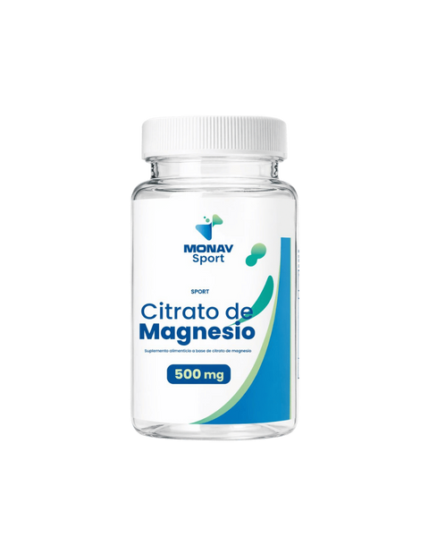 Monav Citrato De Magnesio 500 Mg 100 Cápsulas