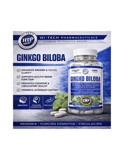 HIGH TECH PHARMACEUTICALS High Tech Pharmaceuticals Htp Ginko Biloba 90 Ct