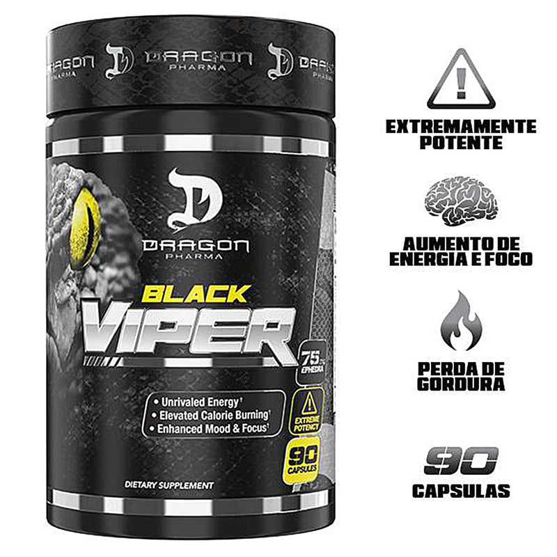 DRAGON PHARMA Dragon Pharma Dragon Black Viper 90 Cápsulas
