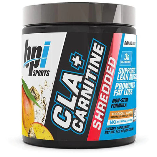Bpi – CLA+Carnitine Shredded Tropical Mango – Apoya La Quema De Grasa
