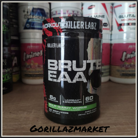 KILLER LABS Killer Labs Killer Brute EAA 60 Servicios Sour Gummy Worms