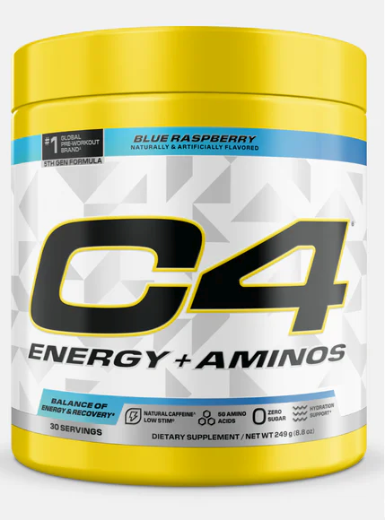 CELLUCOR Cellucor Cel C4 Energy + Aminos 30 Servicios Icy Blue Razz