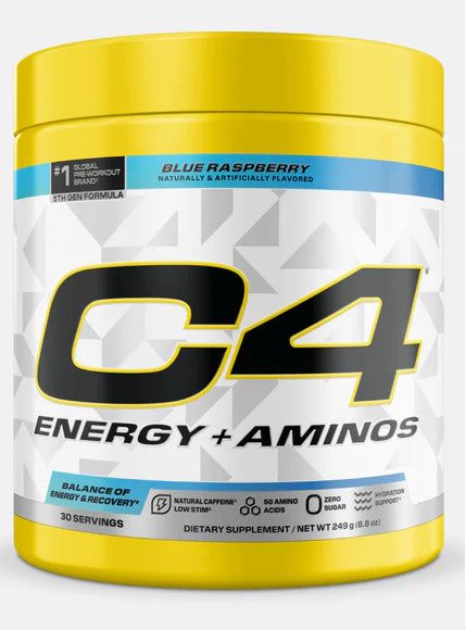 CELLUCOR Cellucor Cel C4 Energy + Aminos 30 Servicios Icy Blue Razz