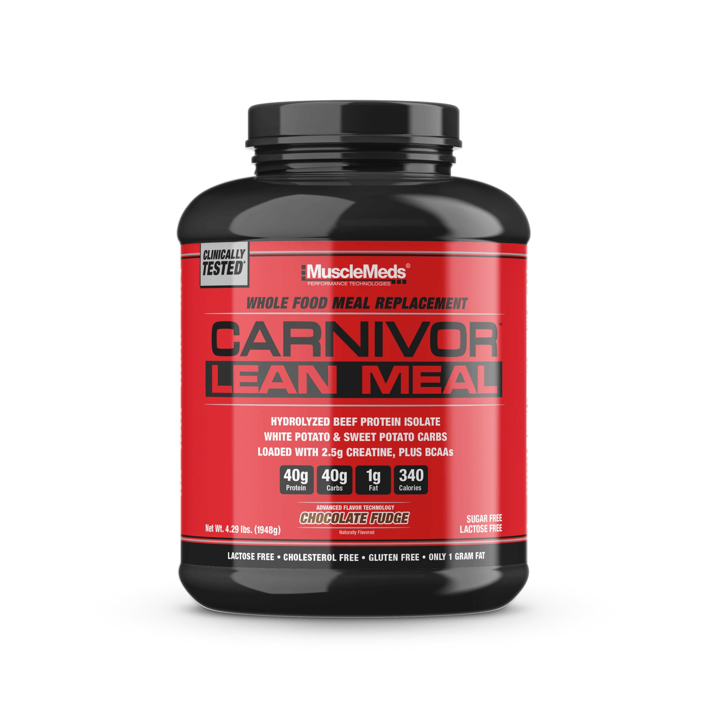 Musclemeds Carnivor Lean Meal 4 Lbs Chocolate Fudge