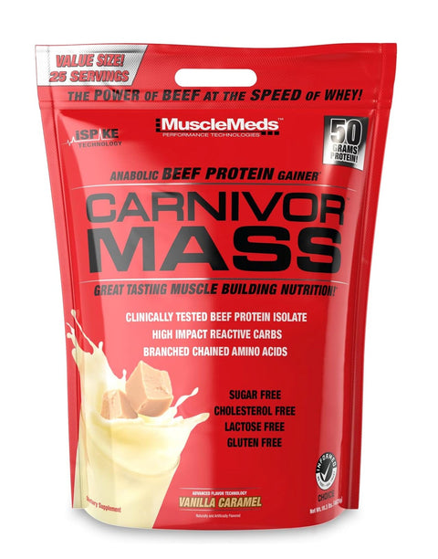 MUSCLEMEDS Musclemeds Mmd Carnivor Mass 10 Lbs (bolsa) Vainilla Caramel